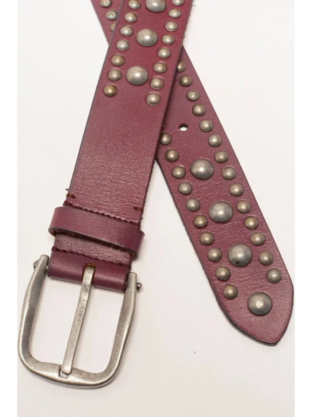 🆕 FREE PEOPLE We The Free Sola Stud Belt / Rare Plum